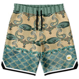 Bon Voyage Basketball Shorts Basketball Short Rib - AOP - Thathoodyshop