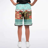 Infinity Squared Basketball Shorts Basketball Short Rib - AOP - Thathoodyshop