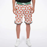 Tokyo Sunset Basketball Shorts Basketball Short Rib - AOP - Thathoodyshop