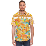 Coral Gables S/S Button Down Shirt Short Sleeve Button Down Shirt - AOP - Thathoodyshop