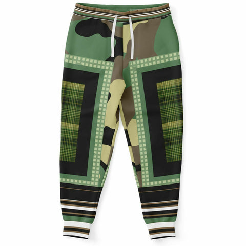 THS Army Brat Camouflage Fleece Joggers Joggers - Thathoodyshop