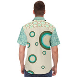 Circle Time S/S Button Down Shirt Short Sleeve Button Down Shirt - AOP - Thathoodyshop