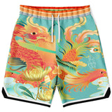 The Koi Dragon Basketball Shorts Basketball Short Rib - AOP - Thathoodyshop