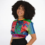 Me So Psychedelic Cropped Sweater Cropped Sweater - Thathoodyshop