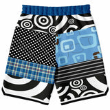 Pacific Palisades Patchwork Plaid Basketball Shorts Basketball Shorts - Thathoodyshop