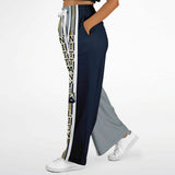Nittany Blue and Grey Fleece Flare Leg Joggers Bellbottoms - Thathoodyshop