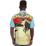 Queen of Sheba S/S Button Down Shirt Short Sleeve Button Down Shirt - AOP - Thathoodyshop