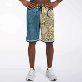 Blue Royale Basketball Shorts Basketball Short Rib - AOP - Thathoodyshop