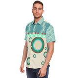 Circle Time S/S Button Down Shirt Short Sleeve Button Down Shirt - AOP - Thathoodyshop