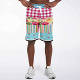Parade of Roses Basketball Shorts Basketball Short Rib - AOP - Thathoodyshop