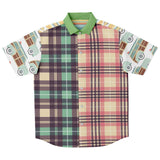 Summer Juxtapose S/S Button Down Shirt Short Sleeve Button Down Shirt - AOP - Thathoodyshop