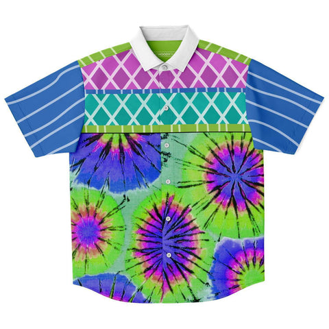 Slices of Lime S/S Button Down Shirt Short Sleeve Button Down Shirt - AOP - Thathoodyshop