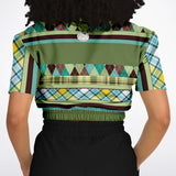 Hypnotic Zen Cropped Sweater Cropped Short Sleeve Sweater - Thathoodyshop