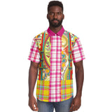 Ashbury Heights Plaid Paisley Button Down Shirt Short Sleeve Button Down Shirt - Thathoodyshop