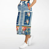 Porcelain Fleur Pocket Maxi Skirt Long Skirt - Thathoodyshop