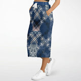 Blue Mystic Pocket Maxi Skirt Long Skirt - Thathoodyshop