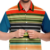 Tequila Sunrise Short Sleeve Button Down Shirt Short Sleeve Button Down Shirt - Thathoodyshop