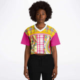 Ashbury Heights Paisley Crop Jersey Cropped Football Jersey - Thathoodyshop