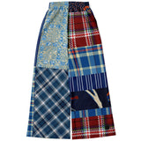 Andromeda Blue Hobo Patchwork Bellbottoms Flare Leg Pants - Thathoodyshop