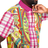 Ashbury Heights Plaid Paisley Button Down Shirt Short Sleeve Button Down Shirt - Thathoodyshop