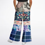 Dolores Park Paisley Plaid Bellbottoms Flare Leg Pants - Thathoodyshop