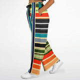 Tequila Sunrise Striped Flare Leg Joggers Bellbottoms - Thathoodyshop