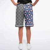It's About Time Basketball Shorts Basketball Short Rib - AOP - Thathoodyshop