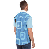 Pacific Palisades Patchwork Button Down Shirt Short Sleeve Button Down Shirt - Thathoodyshop