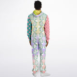 Seamist Rainbow Unicorn Fleece Unisex Romper Fleece Romper - Thathoodyshop
