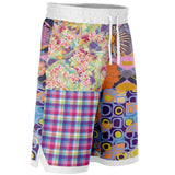 Mercury Retrograde Patchwork Basketball Shorts Basketball Short Rib - AOP - Thathoodyshop