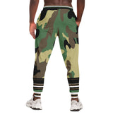 THS Snake Bite Fleece Joggers in Green Camo Joggers - Thathoodyshop