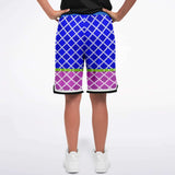 Slices of Lime Basketball Shorts Basketball Short Rib - AOP - Thathoodyshop