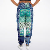 Mykonos Floral Patchwork Unisex Cargo Sweats Cargo Sweats - Thathoodyshop