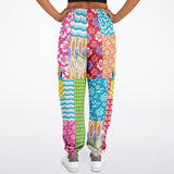 Maui Waui Hawaiian Patchwork Cargo Sweats Cargo Sweatpants - Thathoodyshop