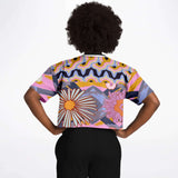 Bahama Mama Crop Jersey Cropped Football Jersey - AOP - Thathoodyshop