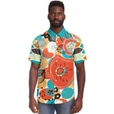 My Geo Life S/S Button Down Shirt Short Sleeve Button Down Shirt - AOP - Thathoodyshop
