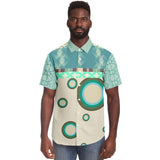 Circle Time S/S Button Down Shirt Short Sleeve Button Down Shirt - AOP - Thathoodyshop