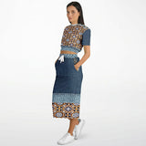 Rustica Denim Skirt Set Skirt Set - Thathoodyshop
