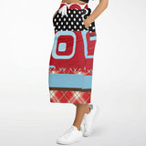 Red Pacific Palisades Long Pocket Skirt Long Pocket Skirt - Thathoodyshop