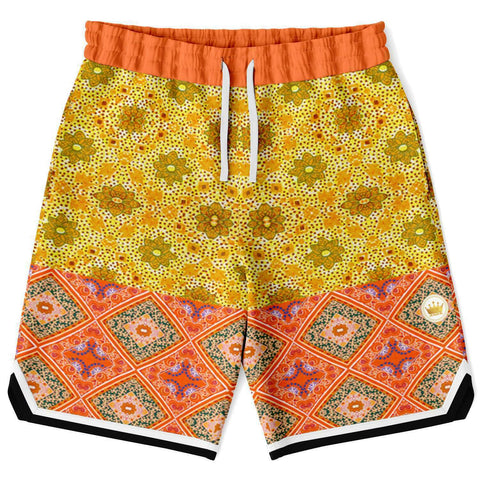 Taj Mahal Basketball Shorts Basketball Short Rib - AOP - Thathoodyshop