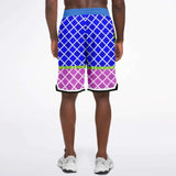 Slices of Lime Basketball Shorts Basketball Short Rib - AOP - Thathoodyshop
