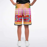 Solar Flare Basketball Shorts Basketball Short Rib - AOP - Thathoodyshop