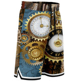 Steampunk Galactica Basketball Shorts Basketball Short Rib - AOP - Thathoodyshop