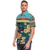 Cheery-Cherry S/S Button Down Shirt Short Sleeve Button Down Shirt - AOP - Thathoodyshop
