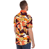 Me So Leopard S/S Button Down Shirt Short Sleeve Button Down Shirt - AOP - Thathoodyshop