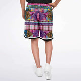 Gypsy Queen Purple Basketball Shorts Basketball Shorts - Thathoodyshop