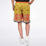 Taj Mahal Basketball Shorts Basketball Short Rib - AOP - Thathoodyshop