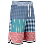 Flamingo Road Basketball Shorts Basketball Short Rib - AOP - Thathoodyshop