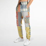 Tallulah Bankhead Yellow Patchwork Unisex Cargo Sweats Cargo Pants - Thathoodyshop