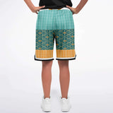 Daybreak Basketball Shorts Basketball Short Rib - AOP - Thathoodyshop